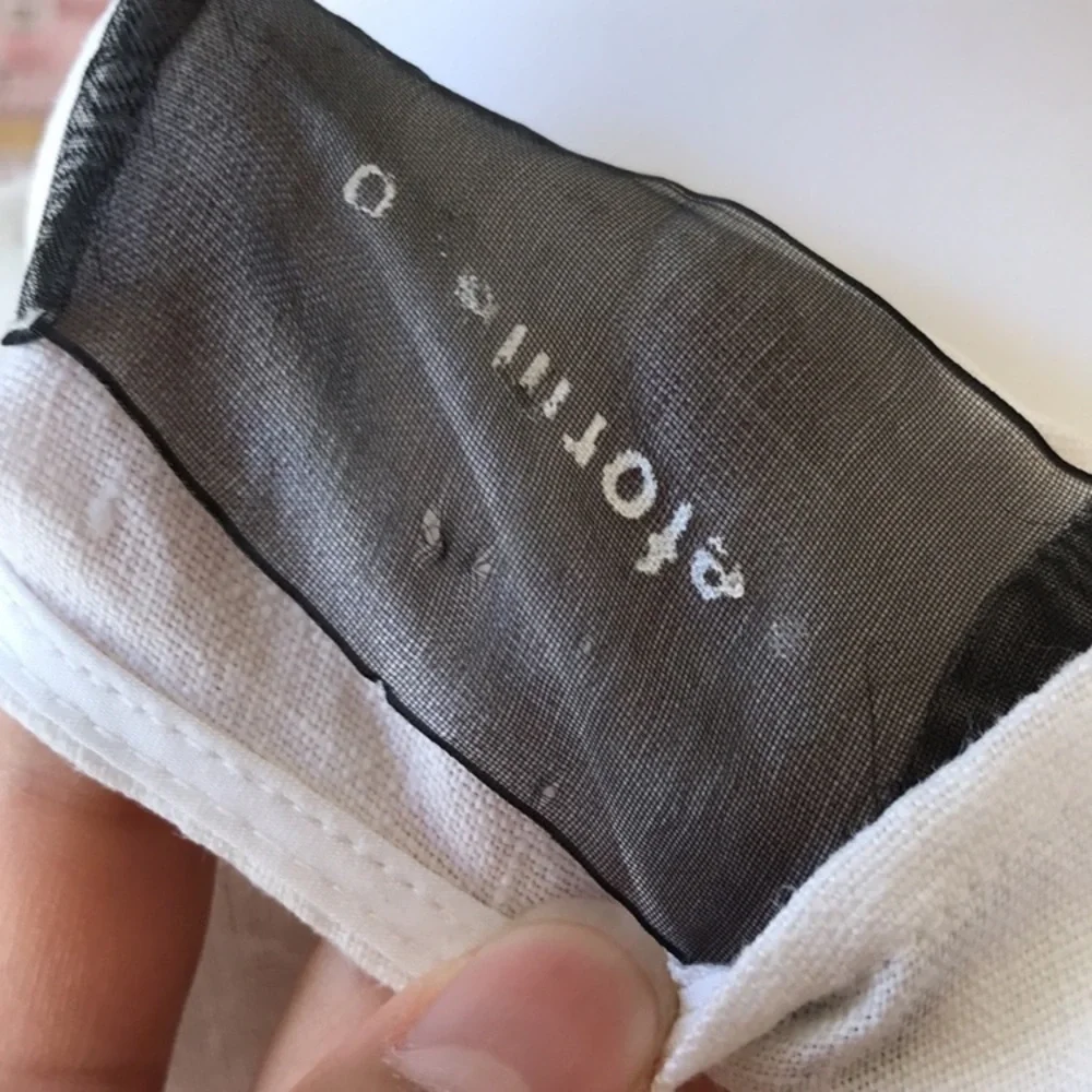 Reformation Eloise 100% linen button front dress white color size 10 - Picture 10 of 11